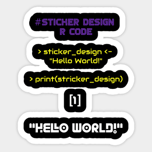 Sticker Design Programming | R Code Invert Color Sticker